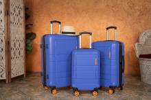 Luggage packed and ready for vacation 
