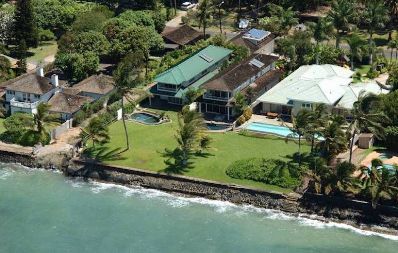 Aerial view of Halama Street