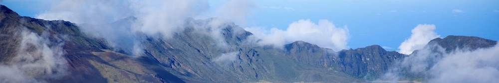 A view from the top of a Volcano