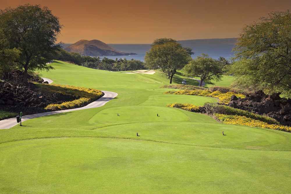 golf course in Maui