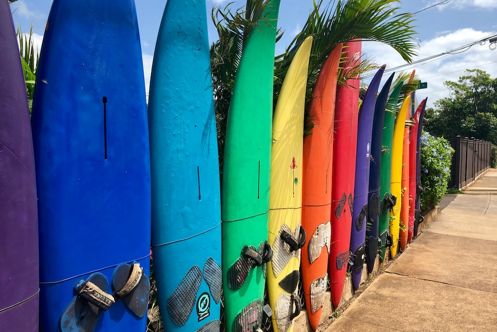 Paia Town in Hawaii