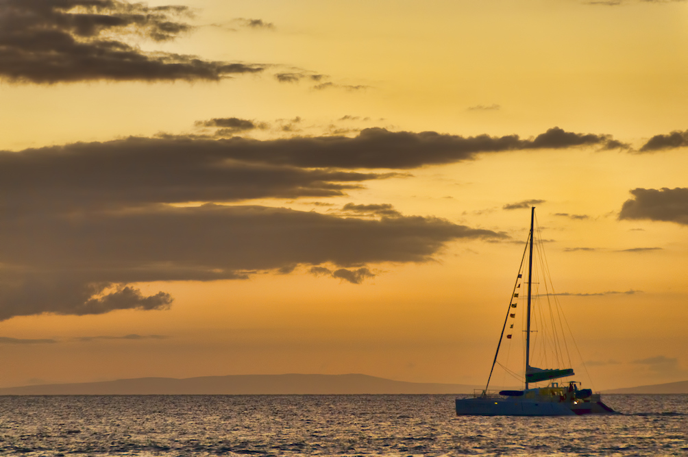 sunset cruise in maui